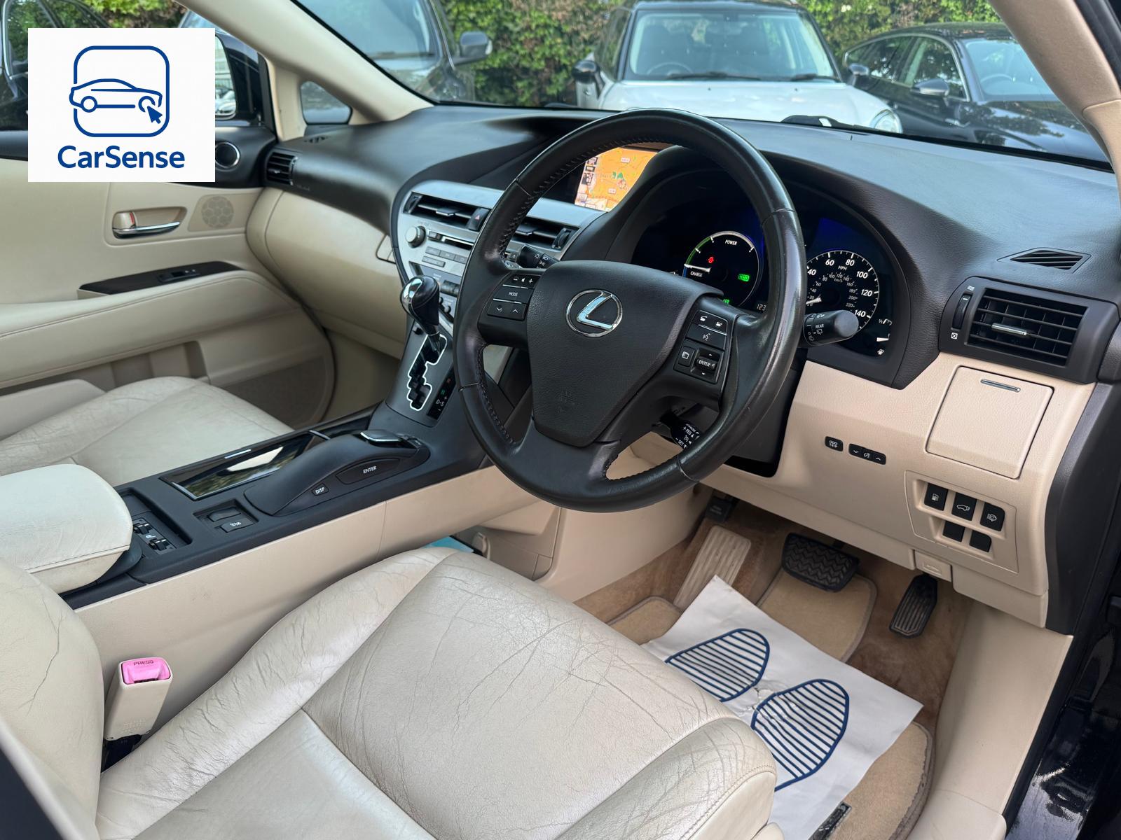 Lexus RX 3.5 450h V6 Advance SUV 5dr Petrol Hybrid CVT 4WD Euro 5 (s/s) (Pan Roof) (299 ps)